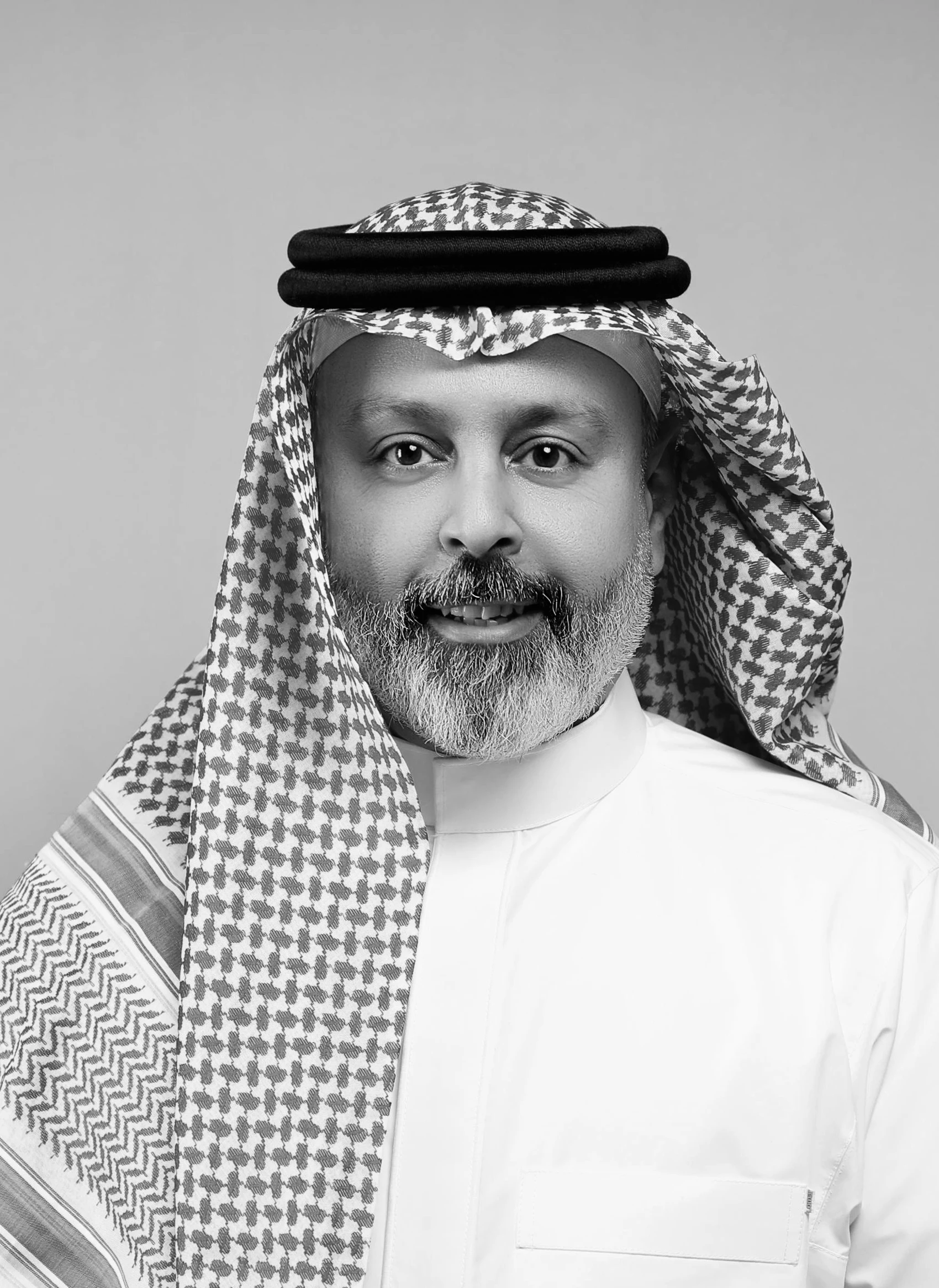 Faris AlShehri in traditional Saudi dress